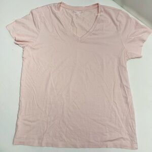 BOMBAS WOMENS BASIC T SHIRT LIGHT PINK SIZE S CREW NECK